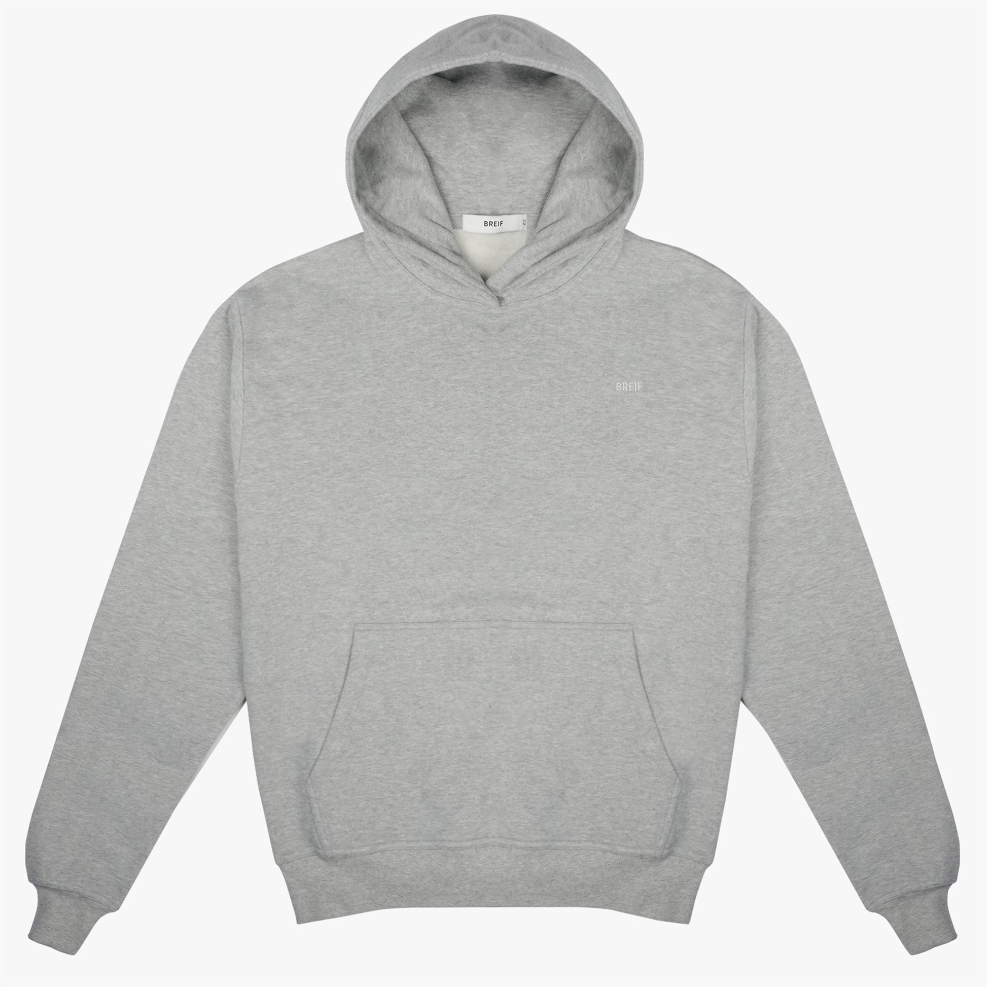 Micro Logo Hoodie - Grey