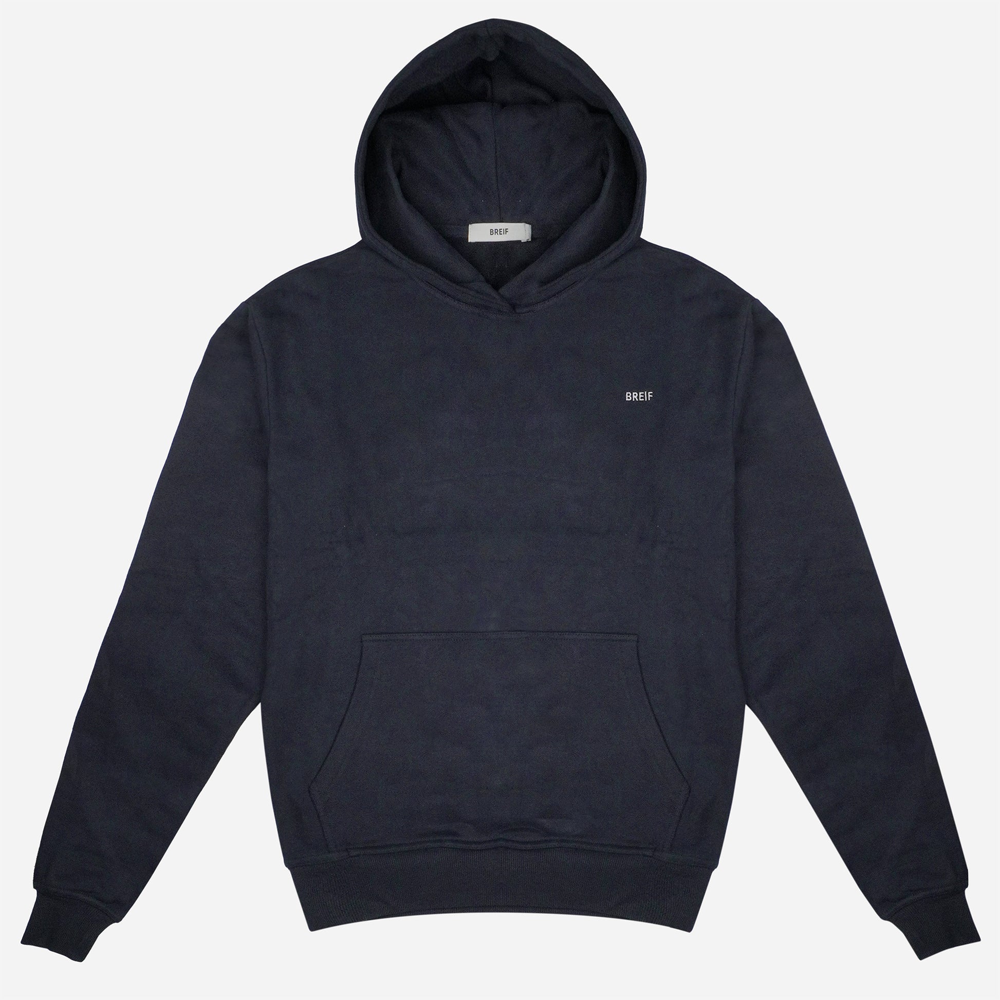 Micro Logo Hoodie - Navy