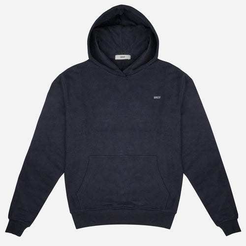 Micro Logo Hoodie - Navy