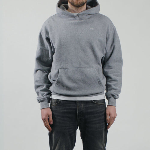 Micro Logo Hoodie - Grey